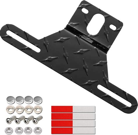 metal bracket atv license|trailer license plate holder replacement.